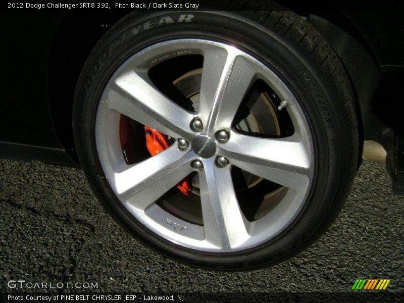 Pitch Black / Dark Slate Gray 2012 Dodge Challenger SRT8 392