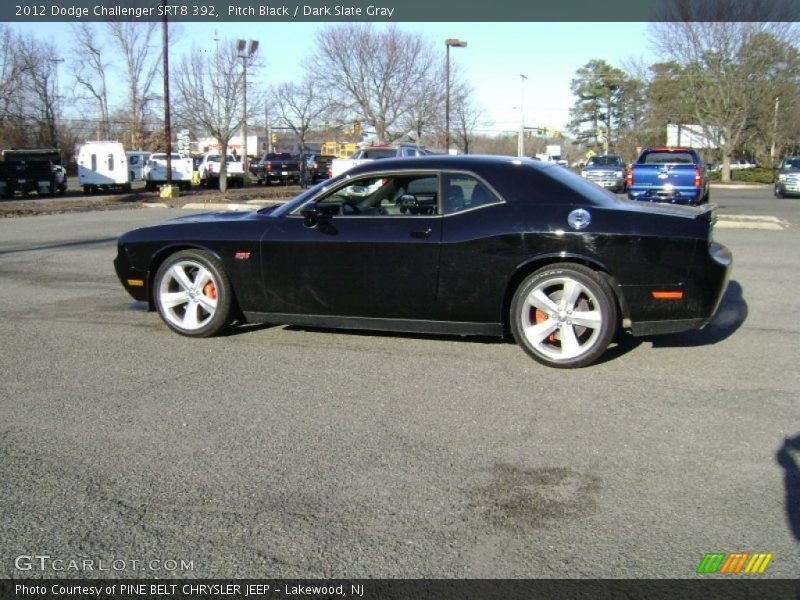 Pitch Black / Dark Slate Gray 2012 Dodge Challenger SRT8 392