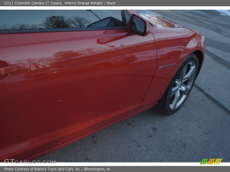 Inferno Orange Metallic / Black 2011 Chevrolet Camaro LT Coupe