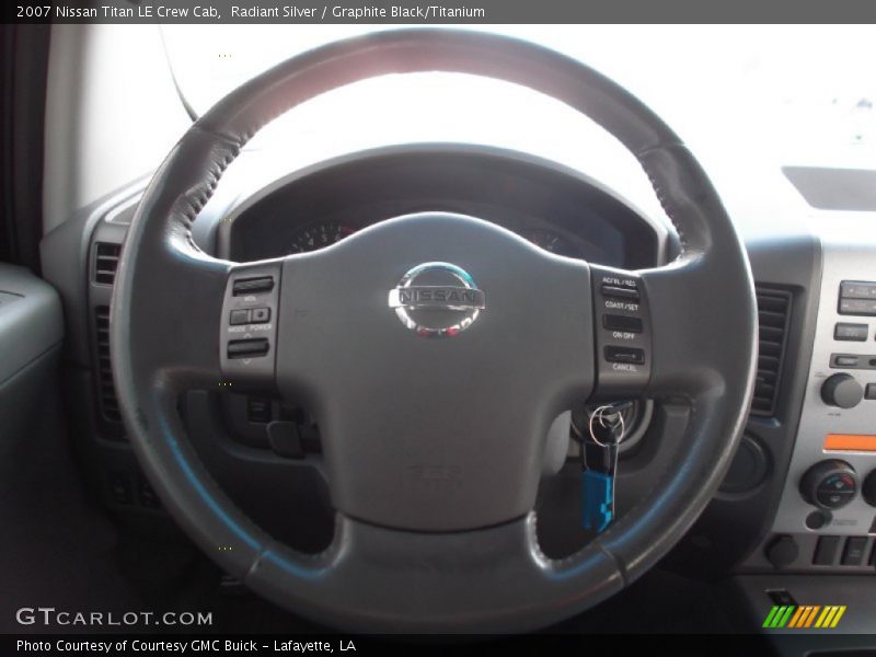 Radiant Silver / Graphite Black/Titanium 2007 Nissan Titan LE Crew Cab