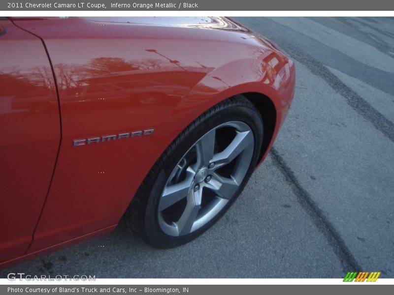 Inferno Orange Metallic / Black 2011 Chevrolet Camaro LT Coupe