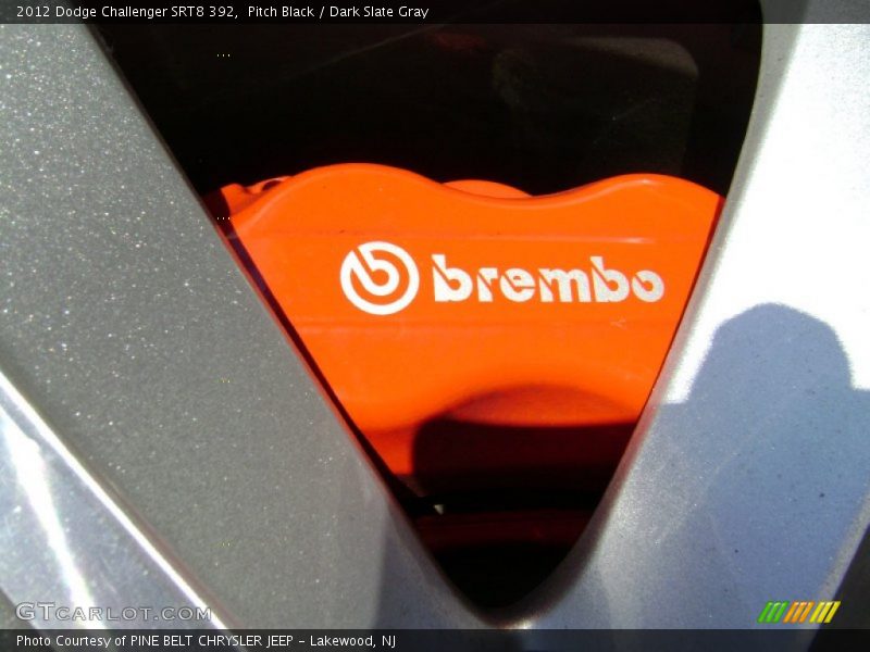 Pitch Black / Dark Slate Gray 2012 Dodge Challenger SRT8 392