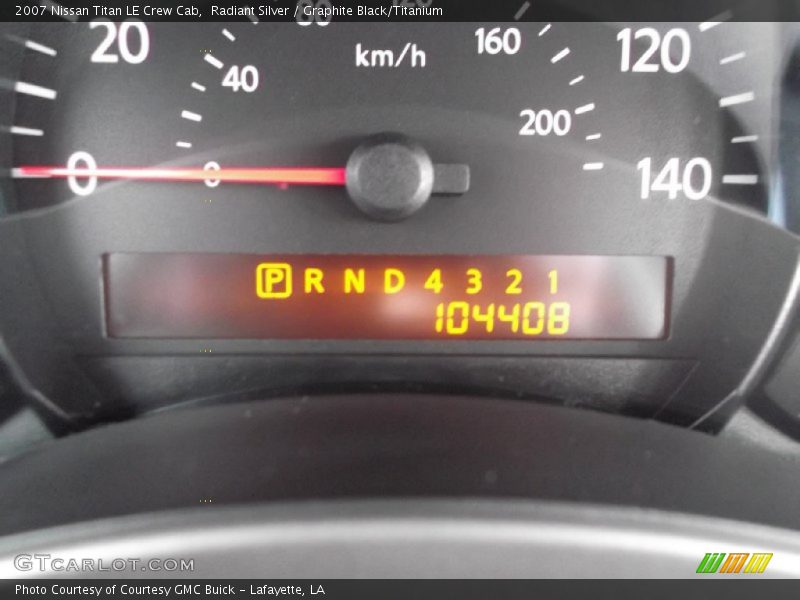 Radiant Silver / Graphite Black/Titanium 2007 Nissan Titan LE Crew Cab