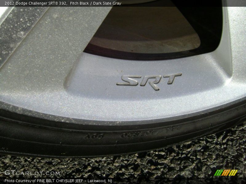 Pitch Black / Dark Slate Gray 2012 Dodge Challenger SRT8 392