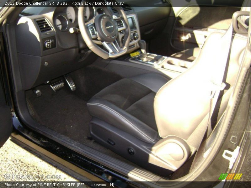 Pitch Black / Dark Slate Gray 2012 Dodge Challenger SRT8 392