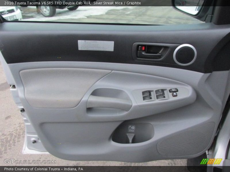 Silver Streak Mica / Graphite 2010 Toyota Tacoma V6 SR5 TRD Double Cab 4x4