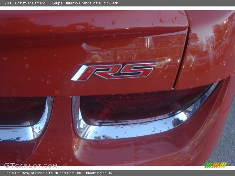 Inferno Orange Metallic / Black 2011 Chevrolet Camaro LT Coupe