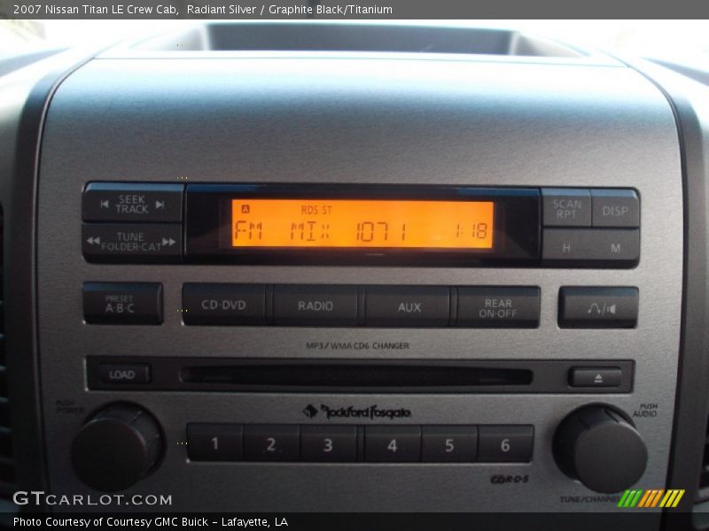 Radiant Silver / Graphite Black/Titanium 2007 Nissan Titan LE Crew Cab