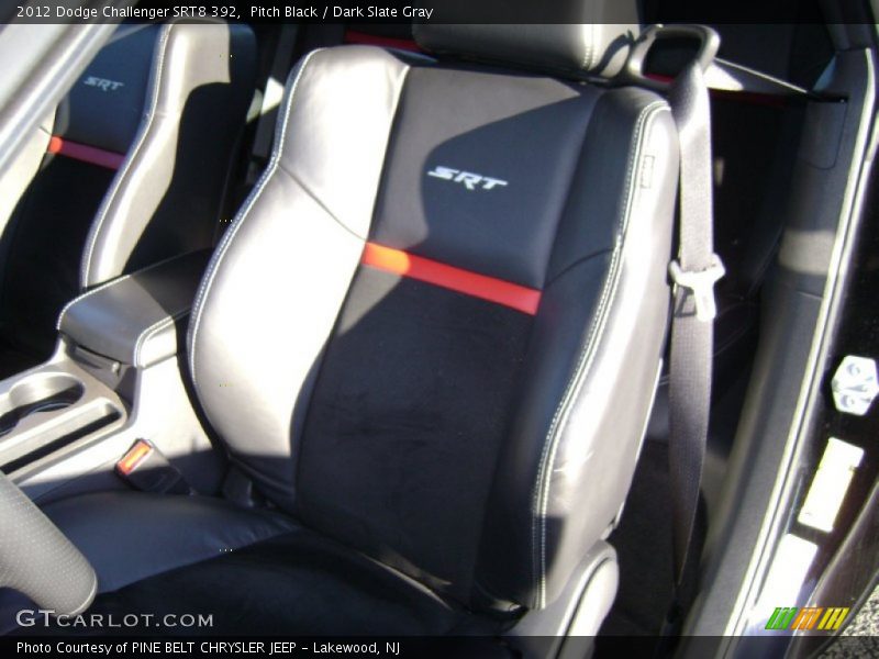 Pitch Black / Dark Slate Gray 2012 Dodge Challenger SRT8 392