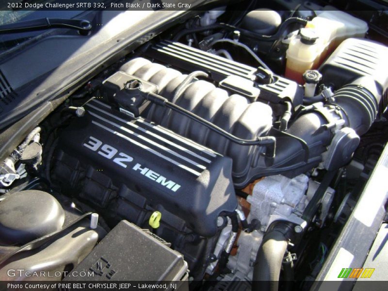 Pitch Black / Dark Slate Gray 2012 Dodge Challenger SRT8 392