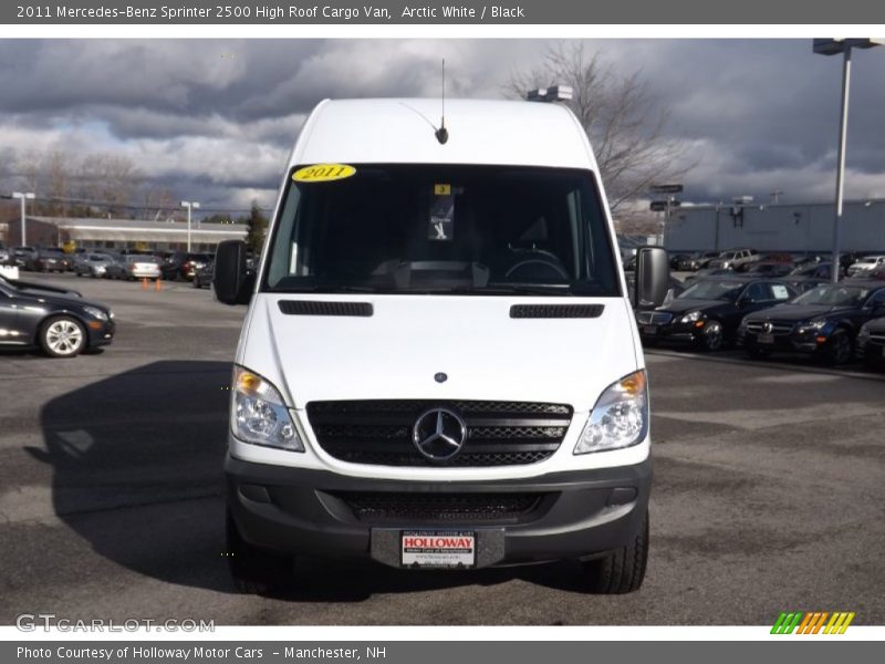 Arctic White / Black 2011 Mercedes-Benz Sprinter 2500 High Roof Cargo Van