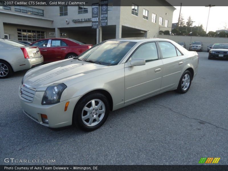 Gold Mist / Cashmere 2007 Cadillac CTS Sedan