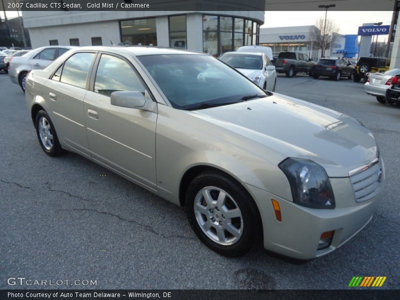 Gold Mist / Cashmere 2007 Cadillac CTS Sedan