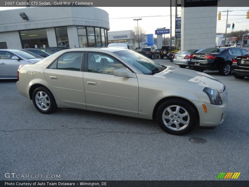 Gold Mist / Cashmere 2007 Cadillac CTS Sedan