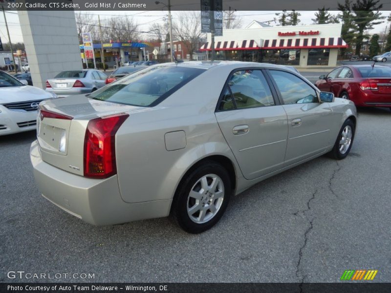 Gold Mist / Cashmere 2007 Cadillac CTS Sedan