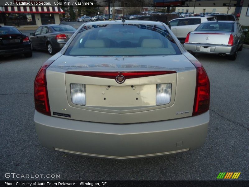 Gold Mist / Cashmere 2007 Cadillac CTS Sedan