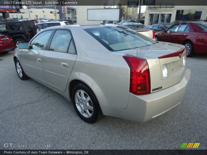 Gold Mist / Cashmere 2007 Cadillac CTS Sedan
