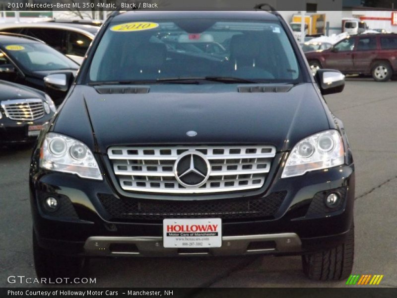 Black / Black 2010 Mercedes-Benz ML 350 4Matic