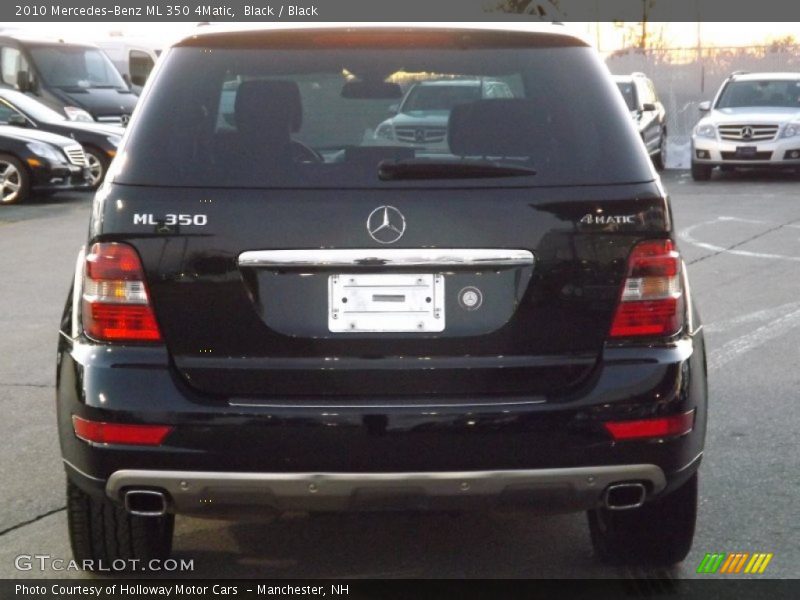 Black / Black 2010 Mercedes-Benz ML 350 4Matic