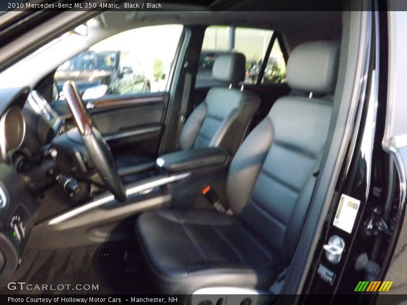 Black / Black 2010 Mercedes-Benz ML 350 4Matic