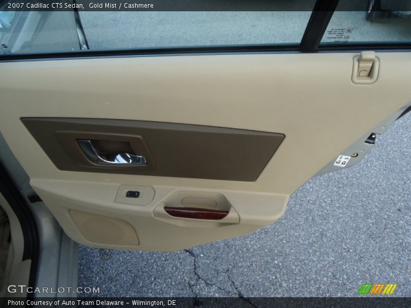 Gold Mist / Cashmere 2007 Cadillac CTS Sedan