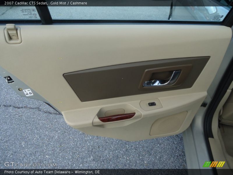 Gold Mist / Cashmere 2007 Cadillac CTS Sedan