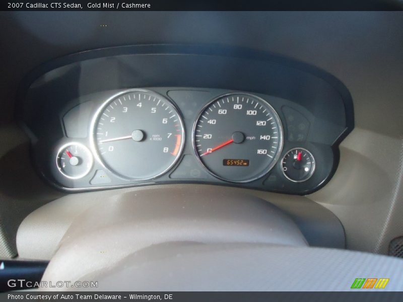 Gold Mist / Cashmere 2007 Cadillac CTS Sedan