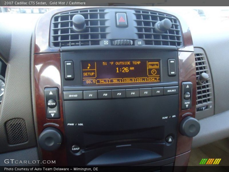 Gold Mist / Cashmere 2007 Cadillac CTS Sedan