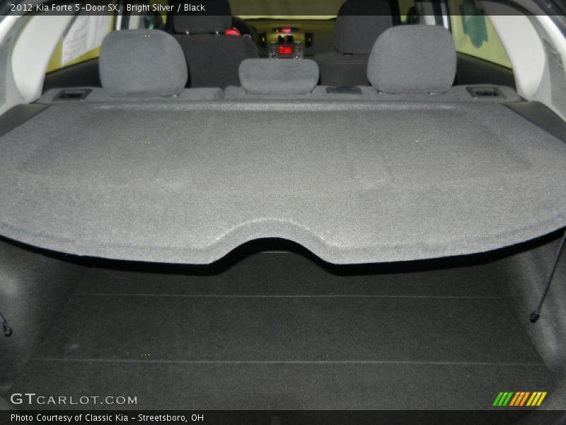 Bright Silver / Black 2012 Kia Forte 5-Door SX