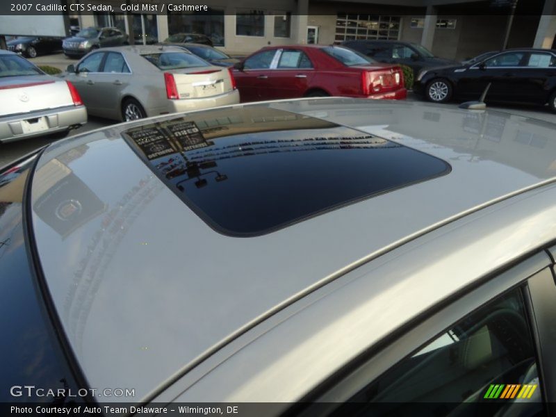 Gold Mist / Cashmere 2007 Cadillac CTS Sedan