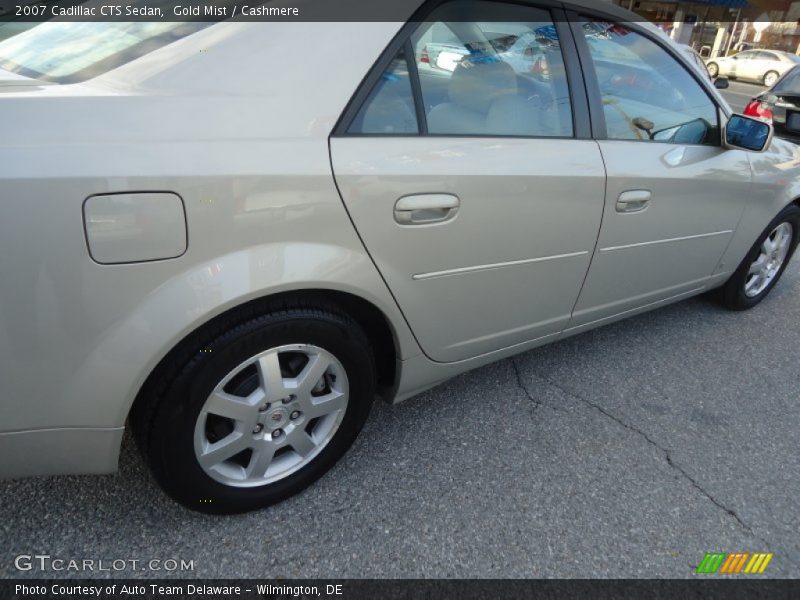 Gold Mist / Cashmere 2007 Cadillac CTS Sedan