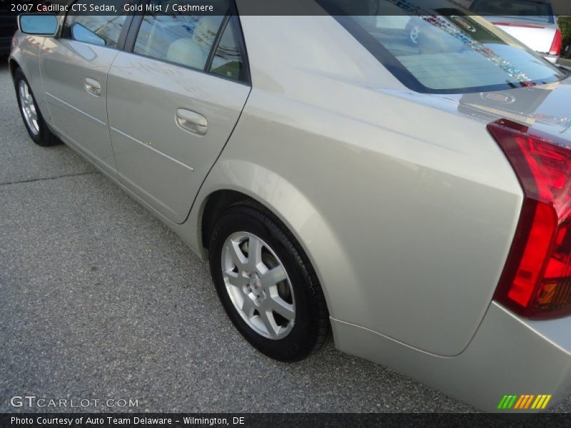 Gold Mist / Cashmere 2007 Cadillac CTS Sedan