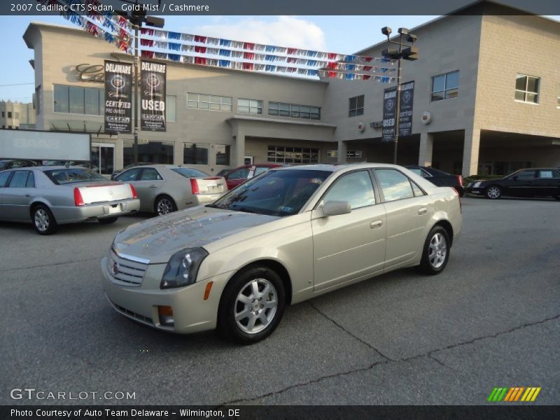 Gold Mist / Cashmere 2007 Cadillac CTS Sedan
