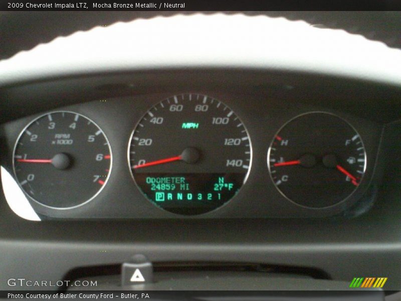 Mocha Bronze Metallic / Neutral 2009 Chevrolet Impala LTZ