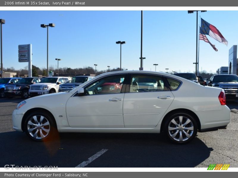 Ivory Pearl / Wheat 2006 Infiniti M 35x Sedan
