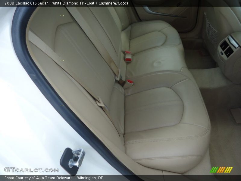 White Diamond Tri-Coat / Cashmere/Cocoa 2008 Cadillac CTS Sedan