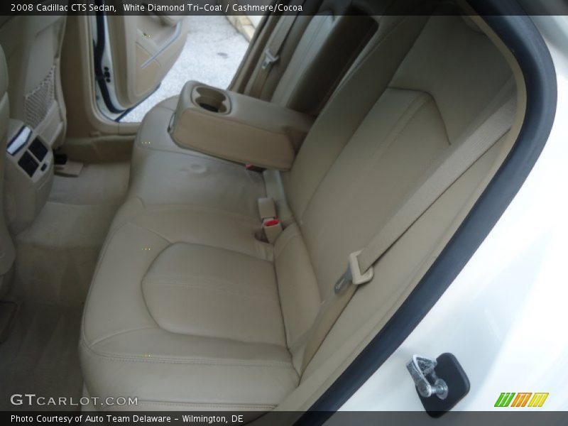 White Diamond Tri-Coat / Cashmere/Cocoa 2008 Cadillac CTS Sedan