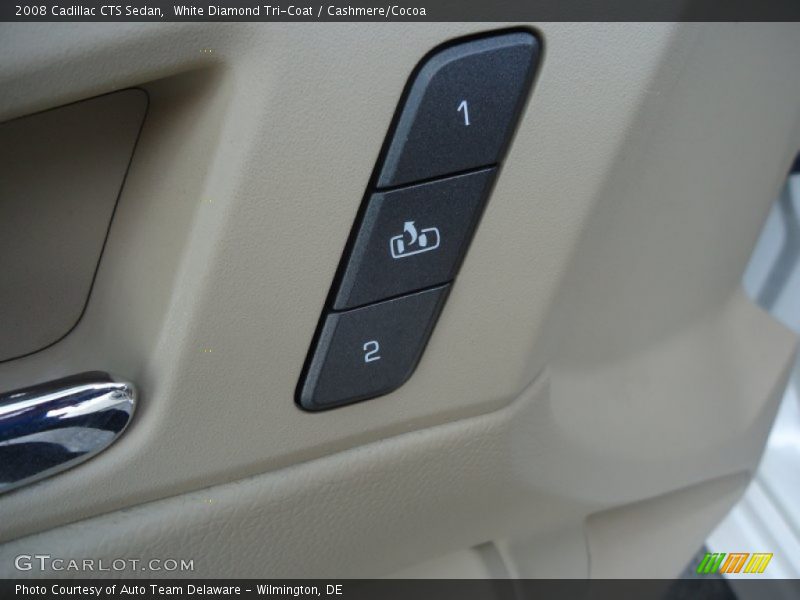 White Diamond Tri-Coat / Cashmere/Cocoa 2008 Cadillac CTS Sedan