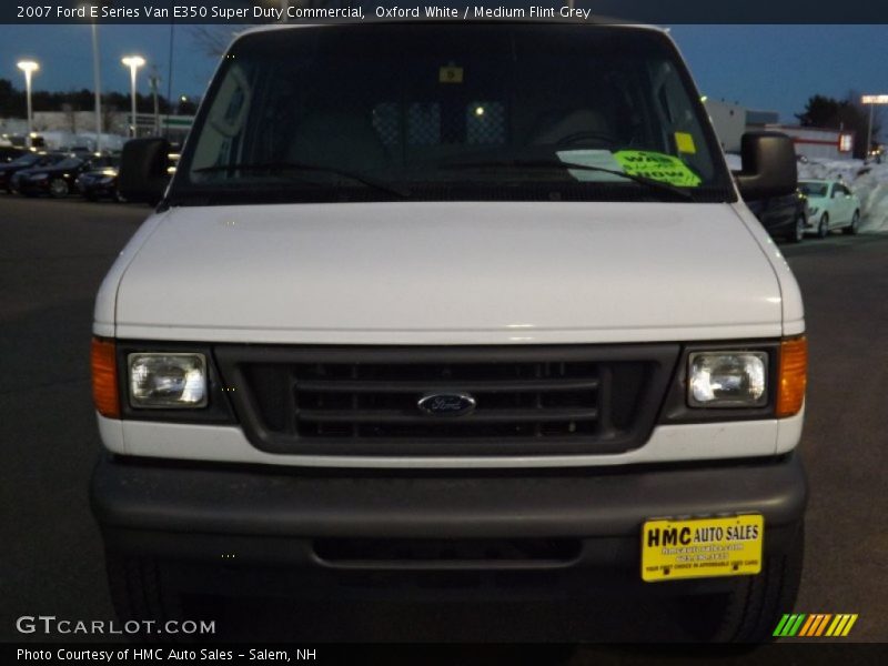 Oxford White / Medium Flint Grey 2007 Ford E Series Van E350 Super Duty Commercial