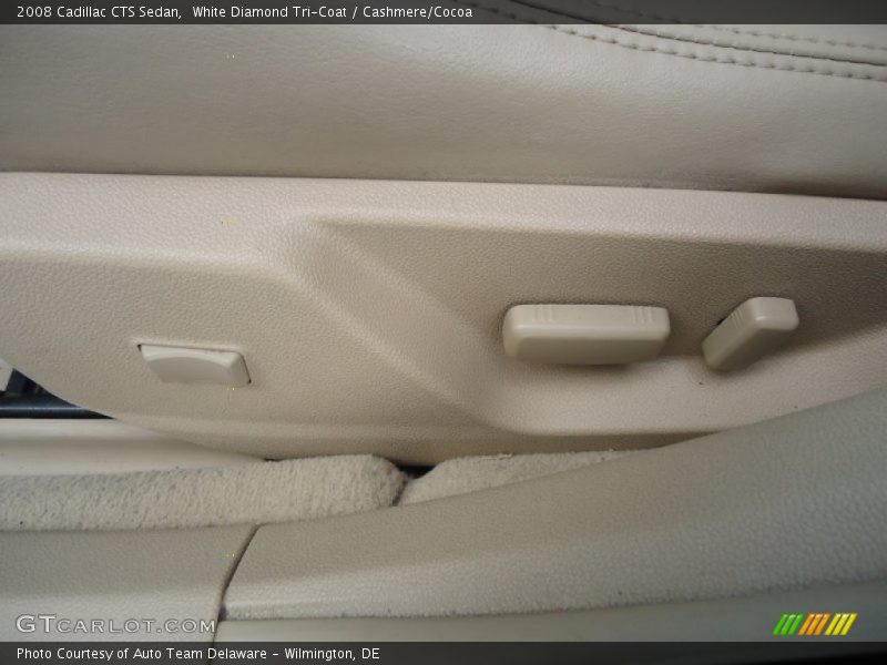 White Diamond Tri-Coat / Cashmere/Cocoa 2008 Cadillac CTS Sedan