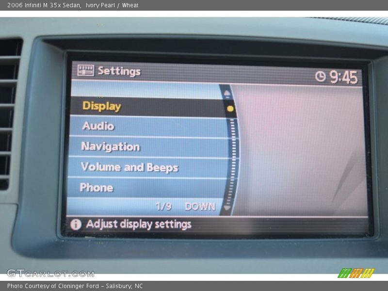 Ivory Pearl / Wheat 2006 Infiniti M 35x Sedan