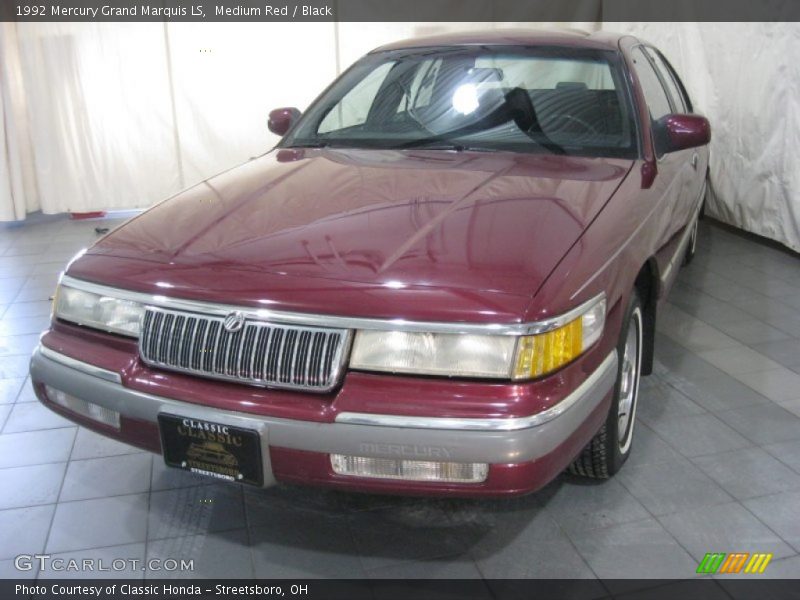 Medium Red / Black 1992 Mercury Grand Marquis LS