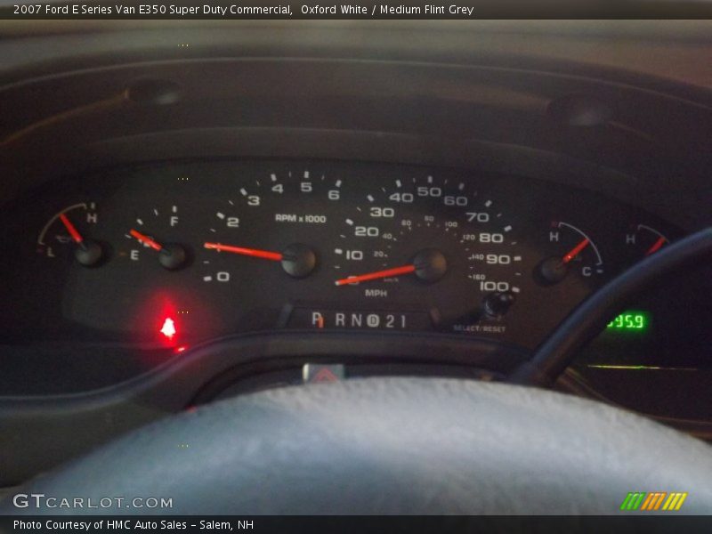 Oxford White / Medium Flint Grey 2007 Ford E Series Van E350 Super Duty Commercial
