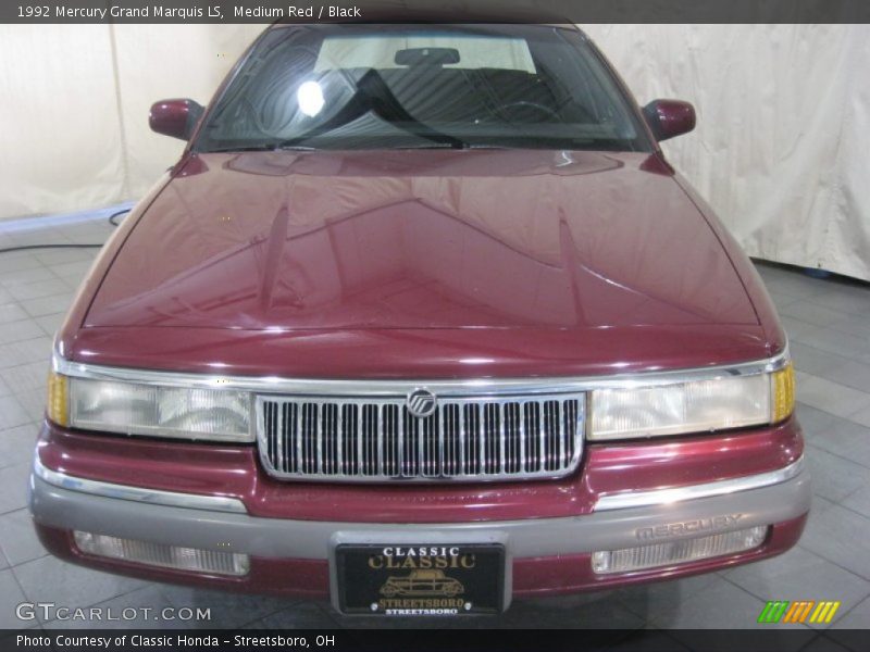 Medium Red / Black 1992 Mercury Grand Marquis LS