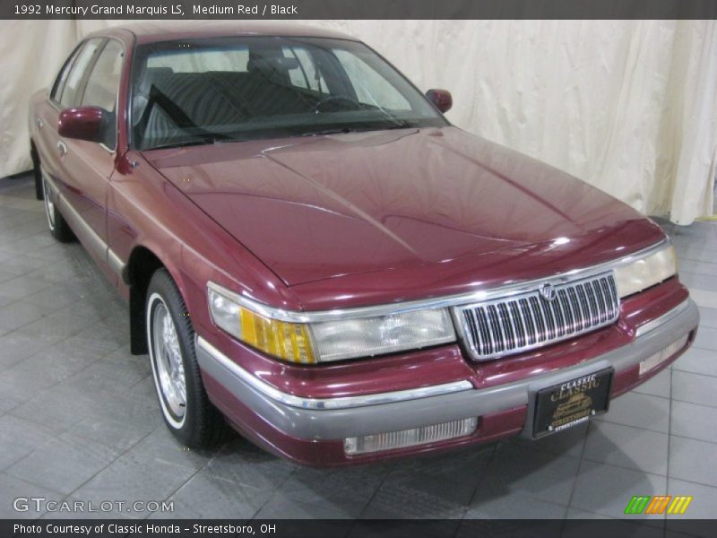Medium Red / Black 1992 Mercury Grand Marquis LS