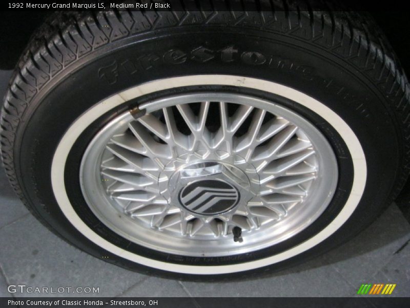 Medium Red / Black 1992 Mercury Grand Marquis LS