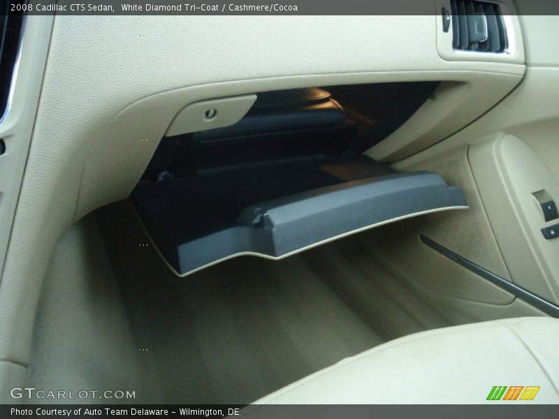 White Diamond Tri-Coat / Cashmere/Cocoa 2008 Cadillac CTS Sedan