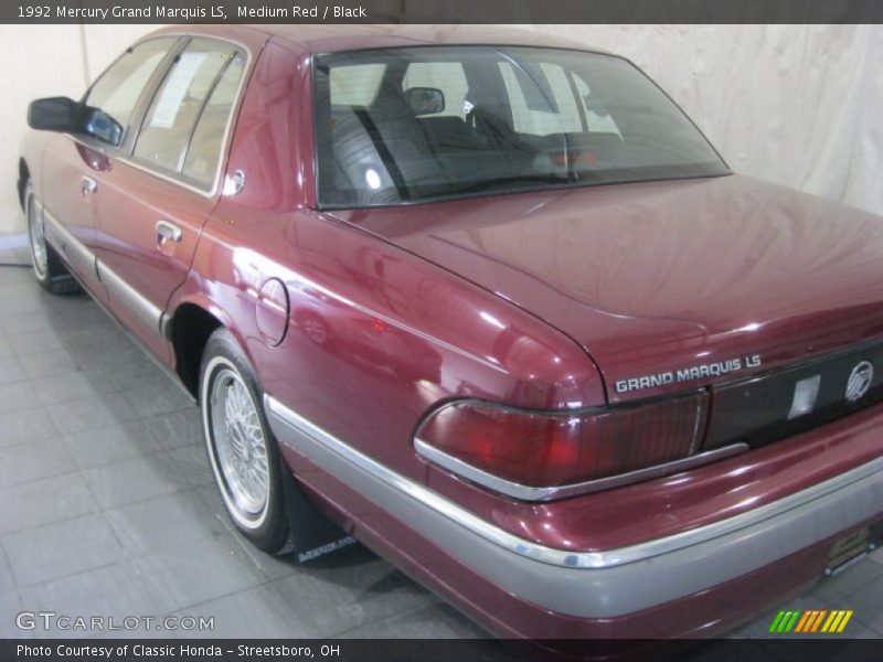 Medium Red / Black 1992 Mercury Grand Marquis LS
