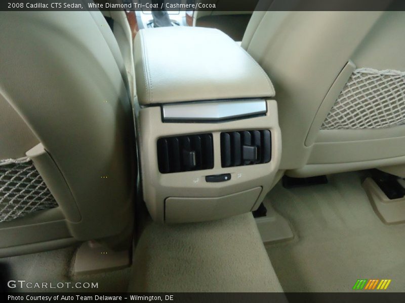 White Diamond Tri-Coat / Cashmere/Cocoa 2008 Cadillac CTS Sedan