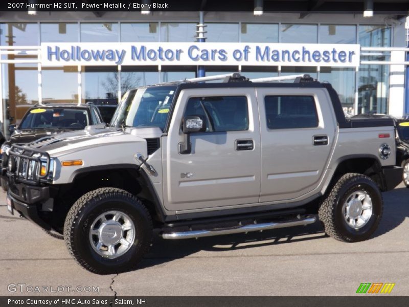 Pewter Metallic / Ebony Black 2007 Hummer H2 SUT